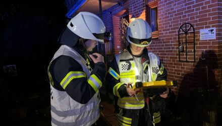 FFZ1: Wohnwagenbrand in Wulmstorf